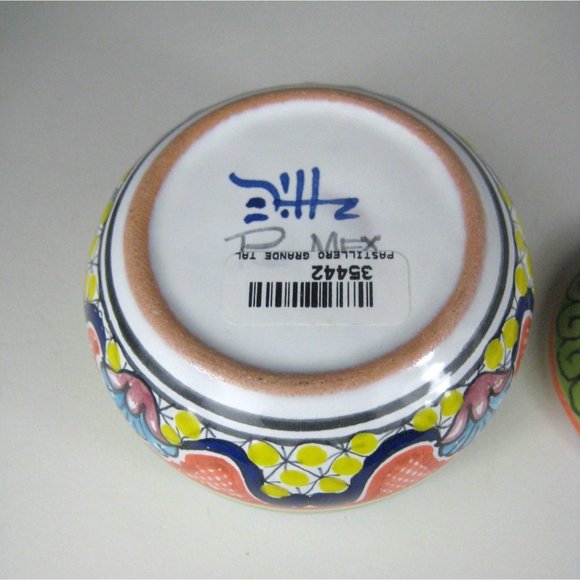 Pastillero Talavera Trinket Box Jar Tabaq Palace Resort Ceramic 3 inch - Picture 8 of 9